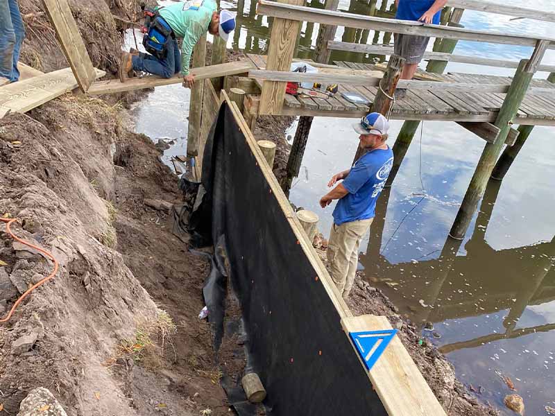 Seawall Repair in Fairview Shores, FL